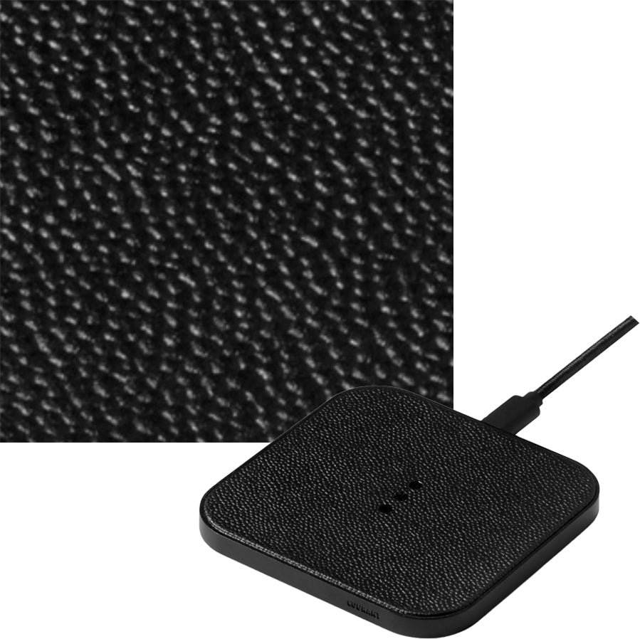 Courant Catch:2 Wireless Charger - Black.Linen material. Nasdaq Branded.  tourism.sg.gov.lk